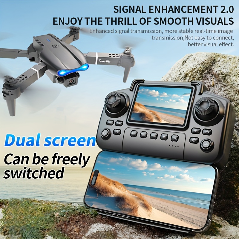 2026 Upgraded E99 PRO MAX Fold - Drone Battery Case review and price