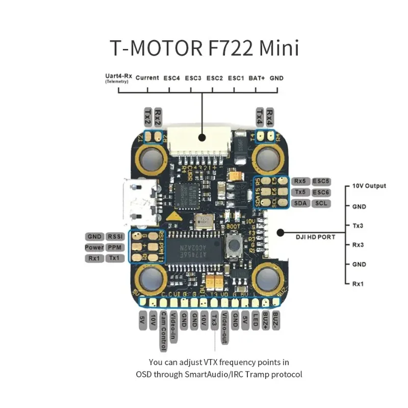 T-Motor MINI F7 FC & F45A   ES - Betaflight Fc F7 review and price